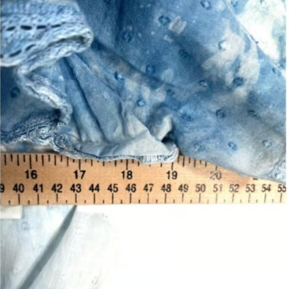 Love shack Fancy Tie dye blue Natasha dress sz S - Picture 4 of 8